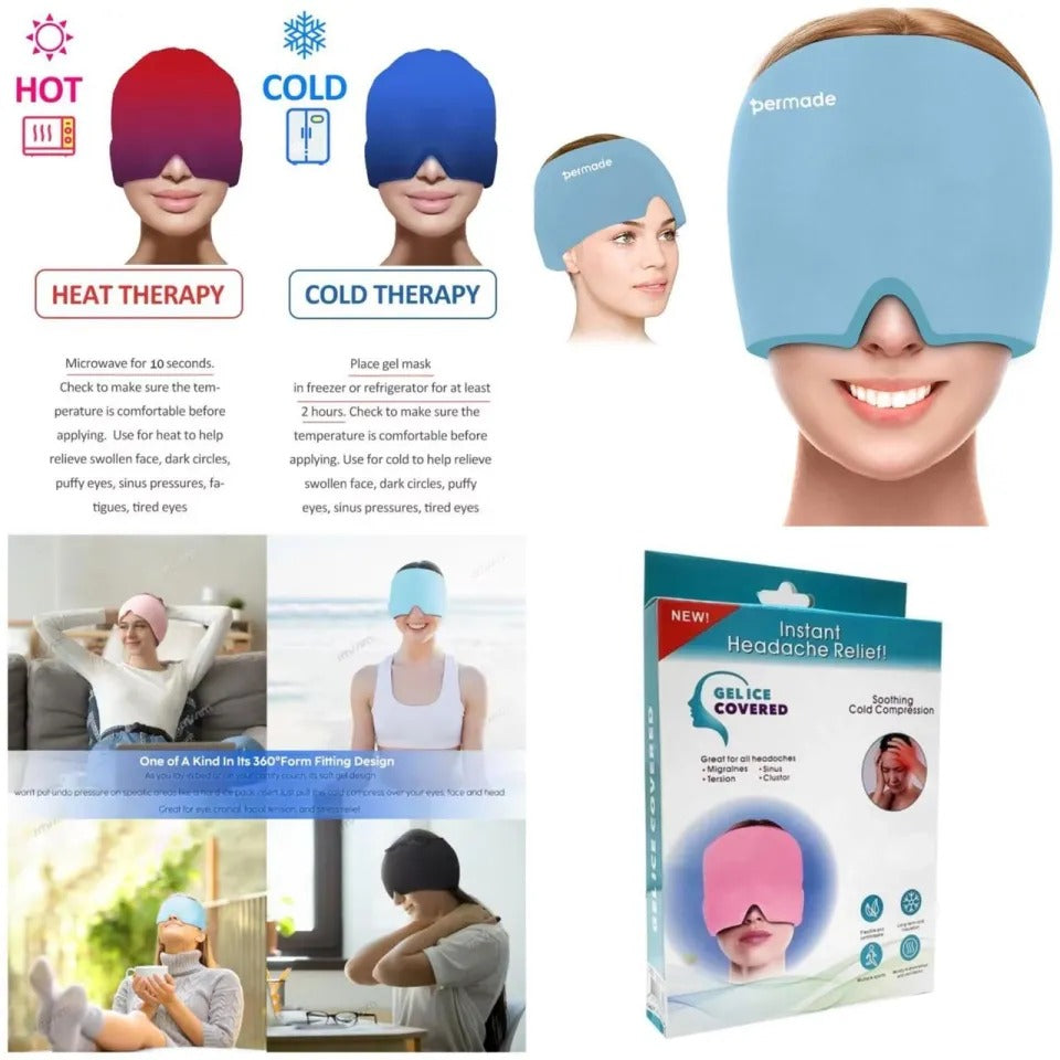 Migraine Relief Capsules – Advanced Formula for Headache Support, Migraine Care & Daily Wellness (Random Color Packaging)