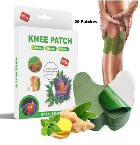 Janpese Knee Pain Relief Patches for Joint Support & Muscle Comfort – 10 Therapeutic Herbal Patches (1 Pack)