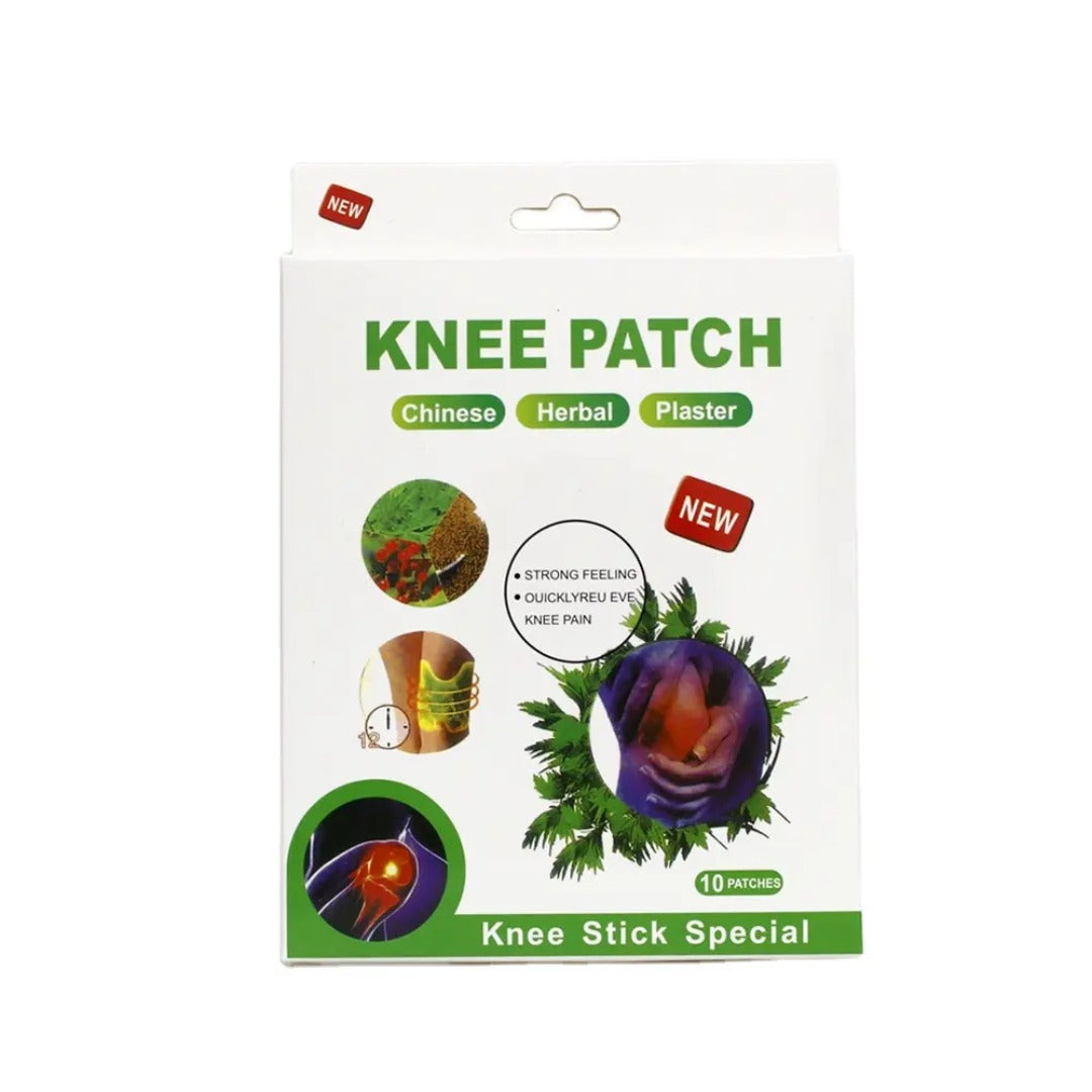 Janpese Knee Pain Relief Patches for Joint Support & Muscle Comfort – 10 Therapeutic Herbal Patches (1 Pack)